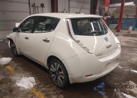 2016 Nissan Leaf Sl z USA, uszkodzony, nr VIN 1N4BZ0CP4GC312764